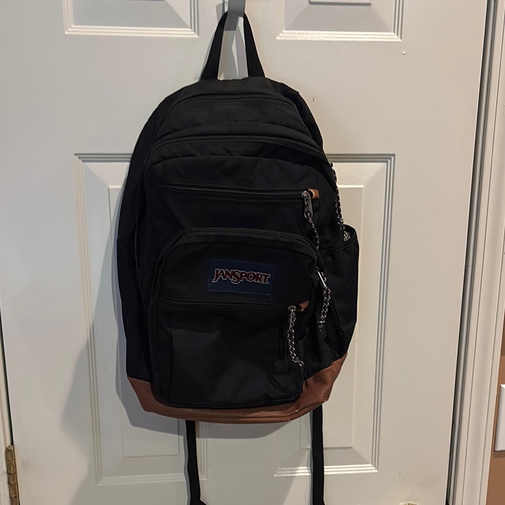JanSport Black and Brown Classic Backpack